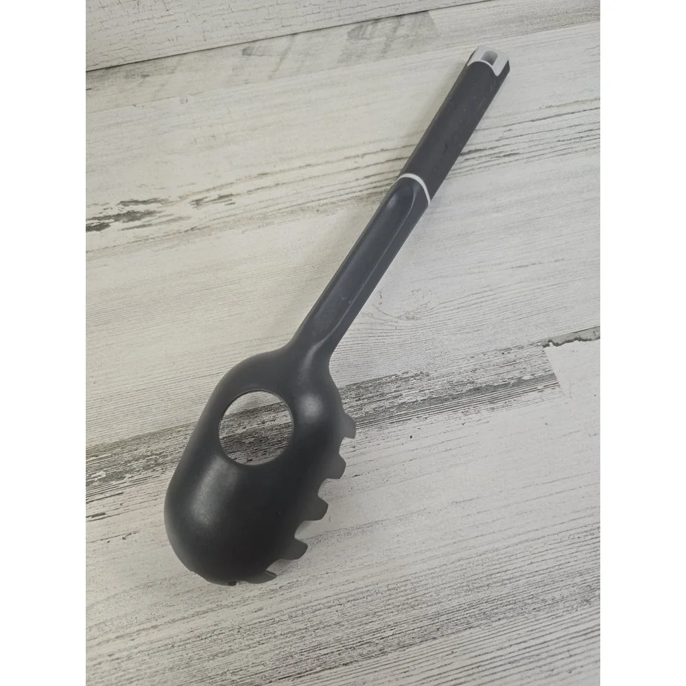 Calphalon Nylon Pasta Fork‎ Spaghetti Server Black Gray Heat Resistant Nonstick